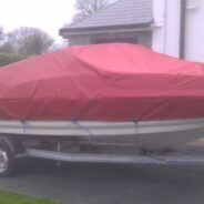 Speedboat winter cover