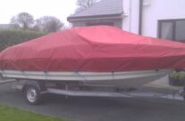 Speedboat winter cover